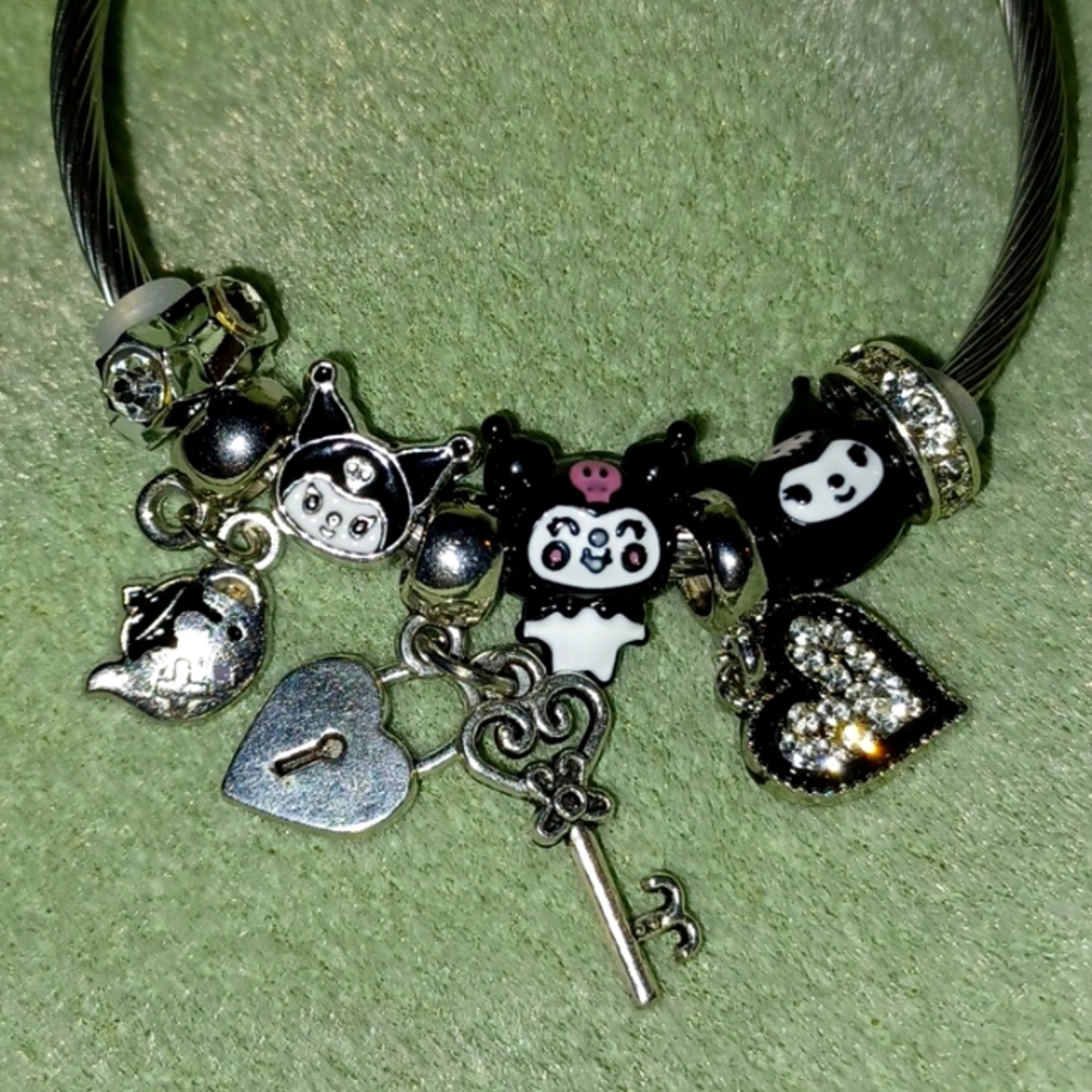 Sanrio Kuromi's Lock and Key Bracelet